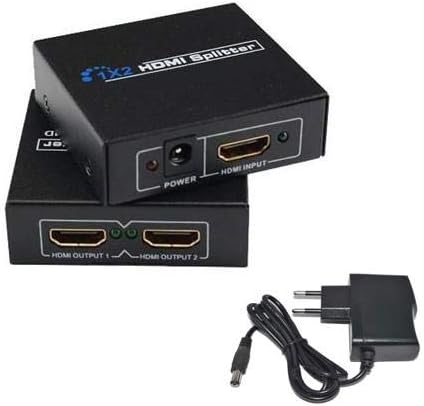 Plus PX-5002 1080P 2K 4K UHD 2 Port HDMI Spliter (Adaptörlü)