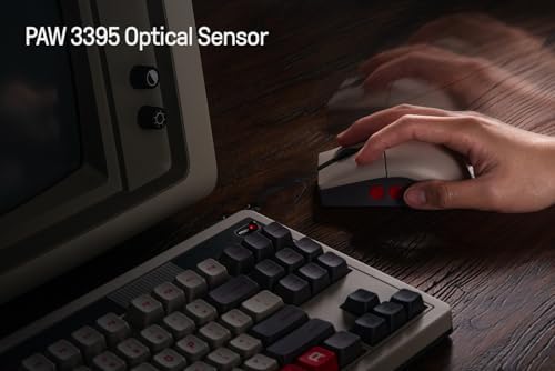 8Bitdo Retro R8 Fare, Şarj Yuvası, PAW 3395 Optik Sensör DPI 26K, 4K Yoklama Hızı, Programlanabilir Düğmeler, Kailh Kılıç GM X Mikro Anahtarlar, İki Elini de Kullanabilen - N Sürümü