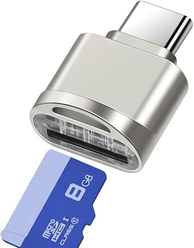 Type-C & Lightning Micro SD Kart Okuyucu – Dönüştürücülü OTG Kart Okuyucu,TF Hafıza Kartı Okuyucu,,, Laptop, Uyumlu Metal Mini Kart Okuyucu | EVINTO (Type-C)