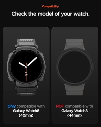 Galaxy 8 (40mm) ile Uyumlu Kılıf & Kordon Kayış Rugged Armor Pro - ACS10005