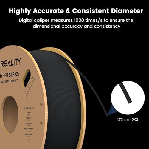 Hyper PLA 1.75 mm 1 kg Siyah Filament