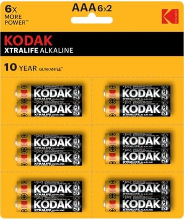 Xtralıfe 12 Adet Alkalin ince Pil - 6x2-AAA