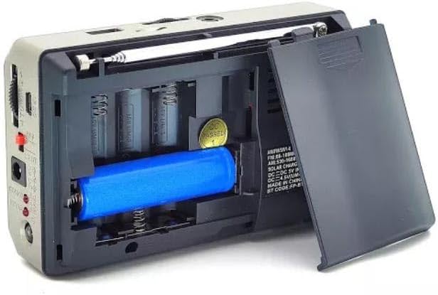 Tepe FP-1781BT Mini Cep Radyosu Bluetooth Hoparlör FM Radyo LED Işıklı Şarjlı USB Micro SD MP3 Desteği AUX Kulaklık Çıkışı