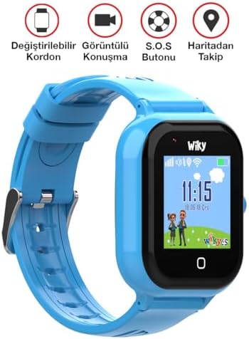 4S Mavi Görüntülü Konuşma Akıllı Çocuk Saati