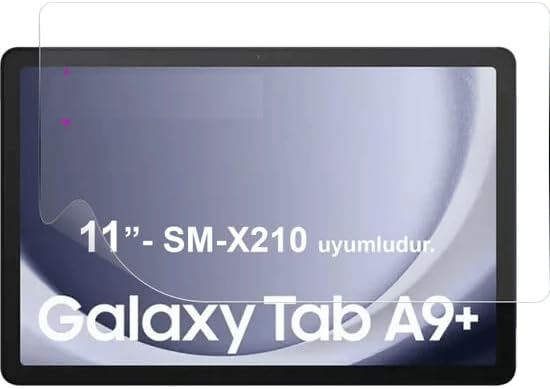 Galaxy Tab A9 Plus SM-X210 Dönebilen Standlı Renkli Kılıf + A9 PLUS Ekran Koruyucu + tablet Kalemi üçlü Set