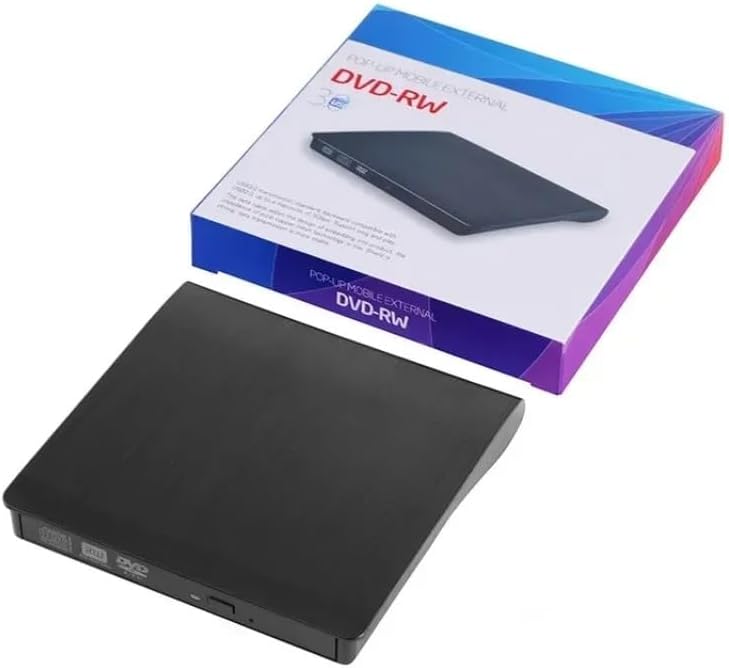 Harici USB 3.0 DVD-ROM DVD-RW Optik Sürücü, USB ve Type C Kablolu, PC, Tablet, DVD Player, Çizgili Metal Tasarım Ultra Slim CD ROM Okuyucu FT84-X