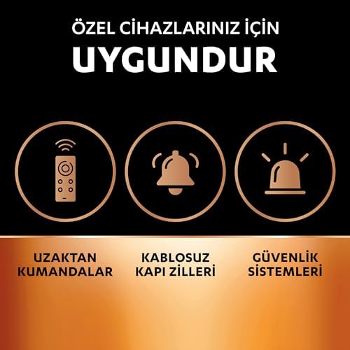 MN27 Alkalin Özel Pil (Tekli) 12V (A27 L828), Uzun Kullanım Ömrü Garantili, Uzaktan Kumandalarda, Kablosuz Kapı Zillerinde, Güvenlik Sistemlerinde Kullanım İçin
