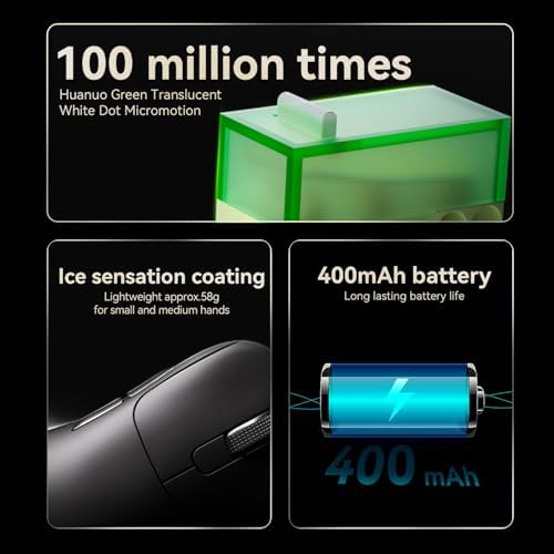 AJAZZ AJ-179 Apex 42000 DPI Manyetik Şarj İstasyonu-TFT Ekranlı Mouse-PAW 3950 Sensör-8K Dongle AJ179 (Siyah)