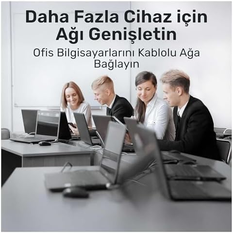 Cudy FS108 8-Port 10/100Mbps Metal Kasa Masaüstü Switch, Tak ve Çalıştır, Duvara Monte Edilebilir Tasarım, Fansız Sessiz Çalışma, Ev ve Ofis için Ethernet Çoklayıcı