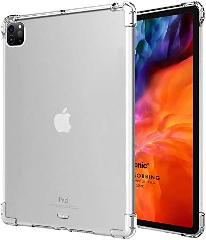 iPad Pro 11 2020 2.Nesil için Kılıf (A2228-A2068-A2230) Absorbing Şeffaf [iPad Pro 11 2020 ile Uyumlu Kılıf - Şeffaf]
