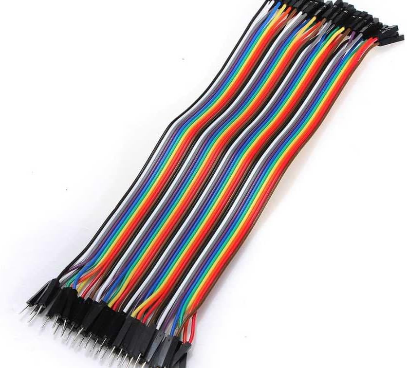 40 Adet Erkek-Dişi Jumper Kablo 10 Cm