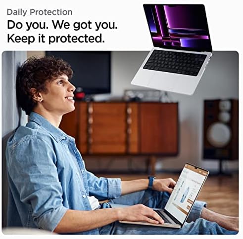 Pro 16" (2023 / 2021) ile Uyumlu Cam Ekran Koruyucu Tam Kaplayan Glas.tR Slim Full Cover - AGL04233