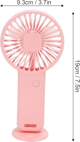 MİNİ FAN,TELEFON TUTUCU,PORTATİF EL VANTİLATÖRÜ PEMBE 9,3x19cm