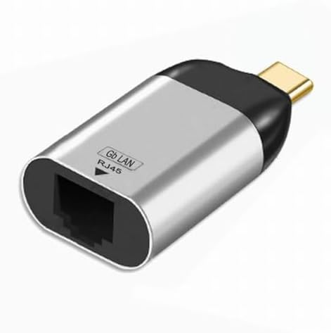 3.1 Type - C to Ethernet Adaptör Çevirici 1/1000 1 Gigabit Tip C Ethernet Ağ LAN Adaptörü ve Type C çıkışlı Notebook Dizüstü Bilgisiyar Uyumlu S-1725