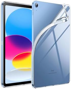 APPLE ile uyumlu 11 inç iPad (A16) / iPad Air 10.9 inç/iPad 10.Nesil 10.9 Kılıf Şeffaf Silikon Arka Kapak