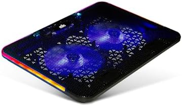 Mila Serisi M2 R-TYPE RGB Işıklı, 2 Büyük Fan, Telefon Standı,2 USB Notebook Soğutucu Stand