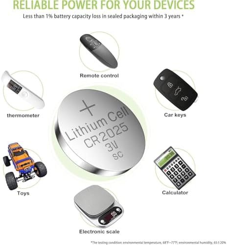 CR2025 Pil 10'lu Paket Lityum Düğme Pil 3V 2025