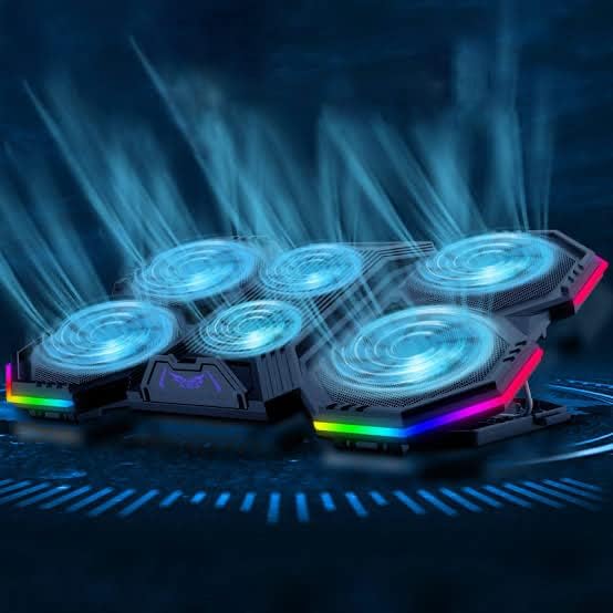 F12-1 2600RPM Yüksek Devirli Fan Gaming Laptop Soğutucu Stand