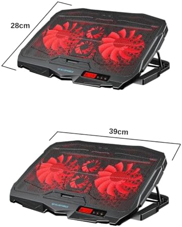 Speeder Sx-15 4 Adet Fanlı 9"-17" Inç Ledli Lcd Kontrol Panelli Standlı Notebook Laptop Soğutucu