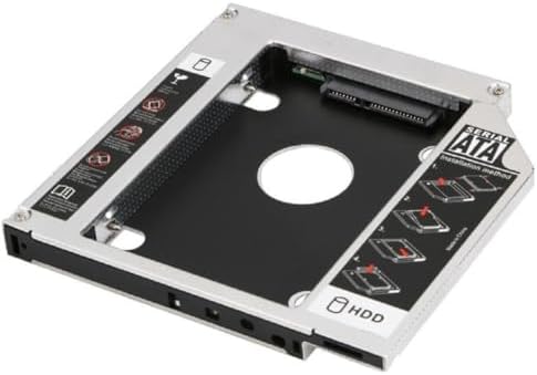 1747 12,7 mm 2,5 inç SSD HDD Sabit Disk İçin Sürücü Sata 3 (Dizüstü Bilgisayar) Sabit Sürücü Çerçevesi SSD veya SATA Diskinizi Harddisk Yuvasına Takıp, Bu Cihaz da DVD/CD okuyucusuna Takılır