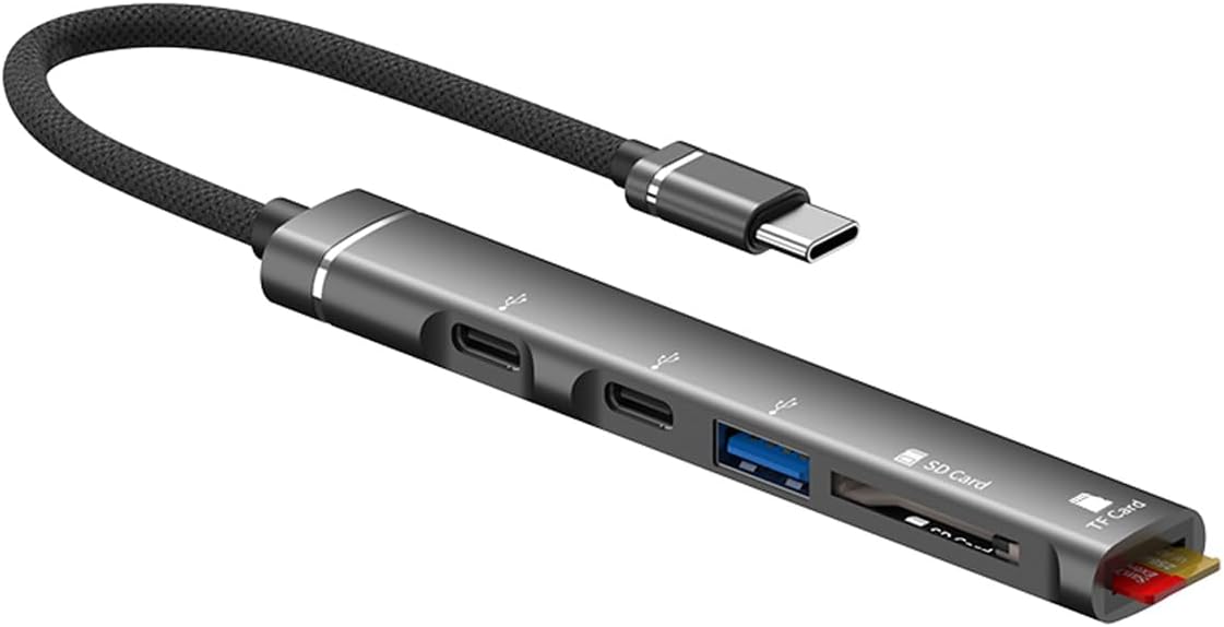 Type-C Uclu 15 Uyumlu SD Kart TF Kart Micro SD Kart Okuyucu USB 3.0 Girişli 10 ve Galaxy S23 Uyumlu Tak Çalıştır ZR562