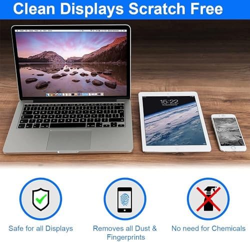 Gözlük ve Ekran Temizleme Seti, 50 ml Solüsyon ve 15x18 cm Mikrofiber Bez ile birlikte