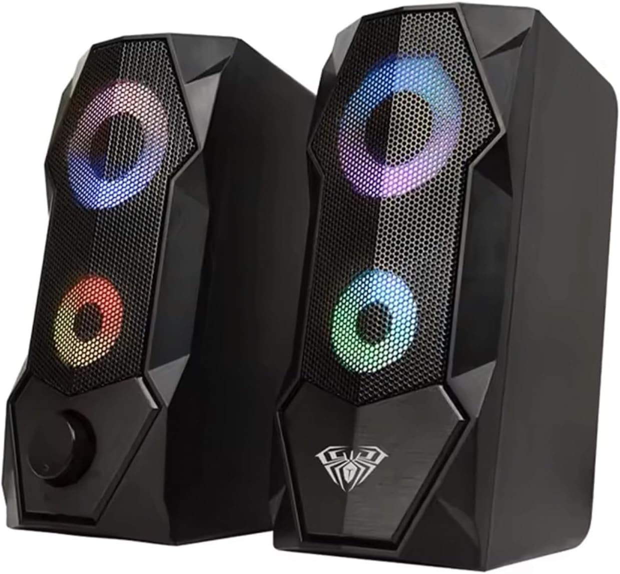Aula N-301 10W Masaüstü RGB Gaming Oyuncu PC 1+1 Speaker Hoparlör