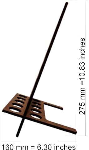 Ahşap Kahve Kapsülü Saklama Standı, 40 Kapsül Kapasiteli, A4 Boyutunda, Minimalist Tasarım