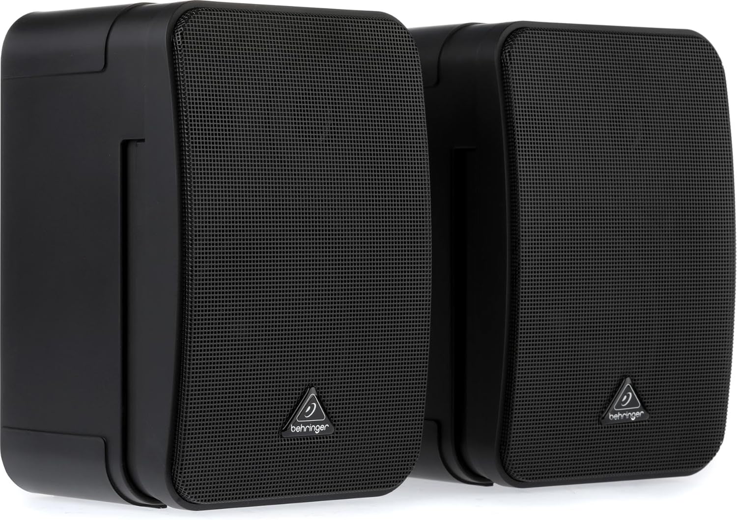 1C yollu ultra kompakt monitör hoparlörü, siyah